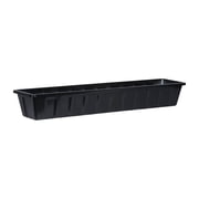 Root & Vessel Poly-Pro Flower Box / Liner, Black, 36"
