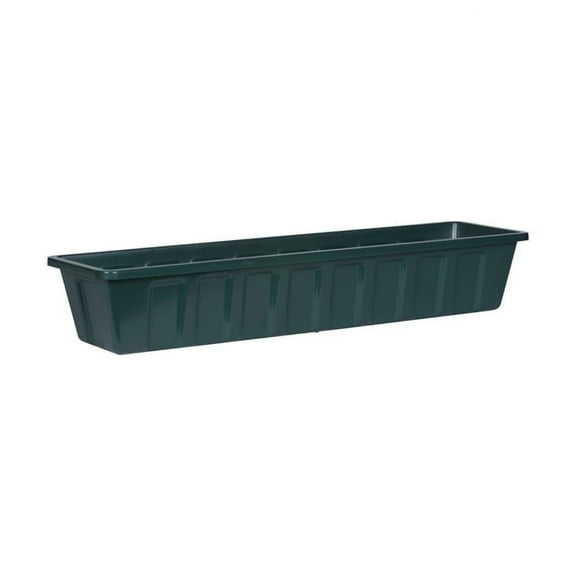 Root & Vessel Poly-Pro Flower Box / Liner, Green, 30"