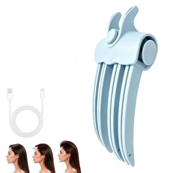 Root Volumizer Clip with Heated, Rechargeable Hair Root Lift Clip, Portable Heated Hair Volumizer Clamp for Everyday Volume & Travel