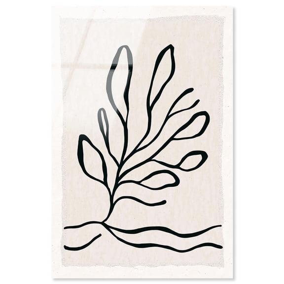 Root and Paw Acrylic Print Minimalist Wall Art by Art Remedy, Ready to Hang, 10 x 15