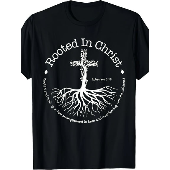 Root of Christ Prayer Bible Verses Men's T-Shirts