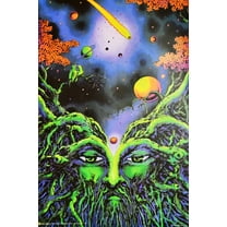 Root of Life by Space Tribe Non-Flocked Blacklight Poster 24" x 36"