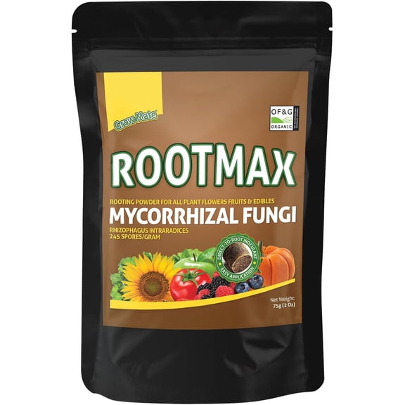 RootMax - Mycorrhizal Fungi (75 g/2.64 oz) | Rooting Powder for All Plants, Trees, Flowers & Edibles | Direct to Root Inoculant | Treats 15+ Plants