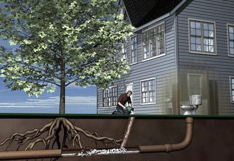 RootX 4 LB. JAR (No Funnel/Applicator) Foaming root control for sewer lines and septic systems