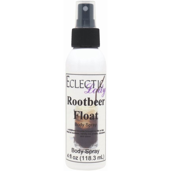 Rootbeer Float Body Spray, Eclectic Lady, Hydrating Mist, Unisex, 4 oz