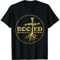 thumbnail image 1 of Rooted In Christ, Breastplate Of Righteousness, Christian T-Shirt, 1 of 4
