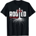 thumbnail image 1 of Rooted In Christ - Christian Faith Religious Jesus Christ T-Shirt, 1 of 3