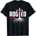 thumbnail image 1 of Rooted In Christ - Christian Faith Religious Jesus Christ T-Shirt, 1 of 3