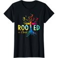 thumbnail image 1 of Rooted in Christ Faith Christian Jesus Lovers Men Women T-Shirt, 1 of 4