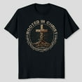 thumbnail image 1 of Rooted in Christ Shirt, Jesus Shirts, Christian Cross T-Shirt, Men's And Women's Graphic Tee 100% Cotton by TBun, Full Sizes S-5XL, 1 of 5