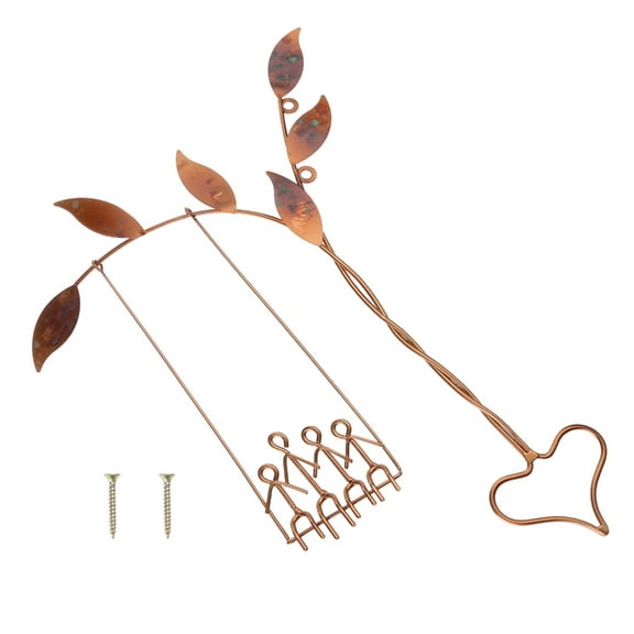 Rooted in Love Swing Sculpture Wall Decor Couple on Swings Wall Hangings Metal Wall Art Home Office Wall Hangings Decor