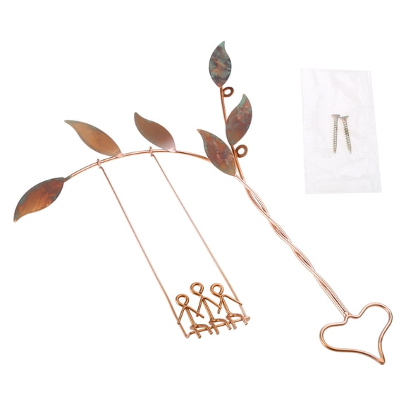 Rooted in Love Swing Sculpture Wall Decor Wall Hangings Metal Wall Art Couple on Swings Wall Hangings Decor for Home
