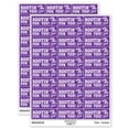 thumbnail image 1 of Rootin' For You Radish Teacher Student School Sticker Set - Purple - Gloss Finish - 1.75" Medium, 1 of 7