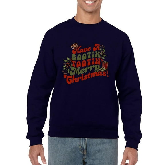 Rootin' Tootin' Merry Christmas Men's Sweatshirt