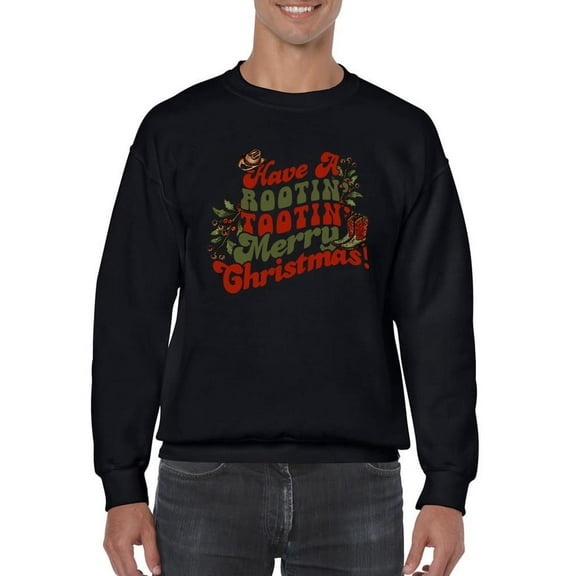 Rootin' Tootin' Merry Christmas Men's Sweatshirt