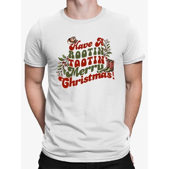 Rootin' Tootin' Merry Christmas T-shirt Men's