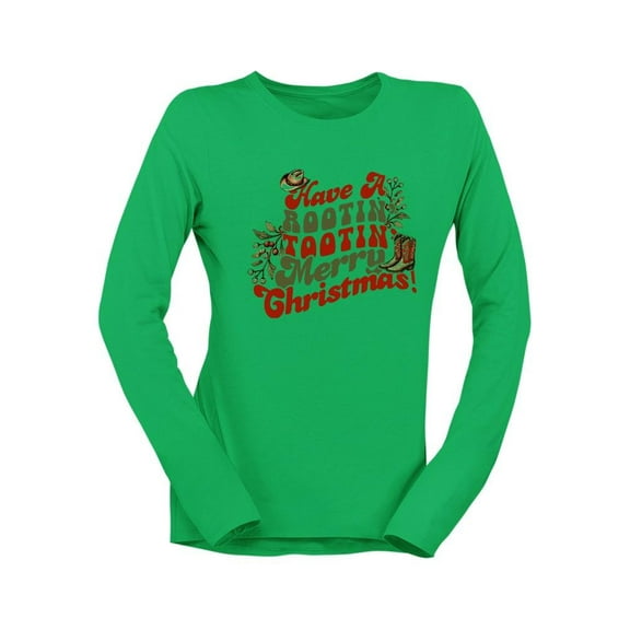 Rootin' Tootin' Merry Christmas Women's Long Sleeve