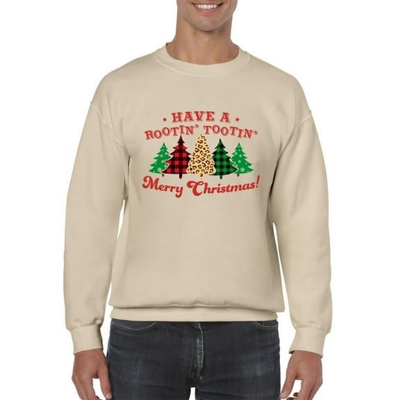 Rootin' Tootin' Xmas Fun Holiday Men's Sweatshirt