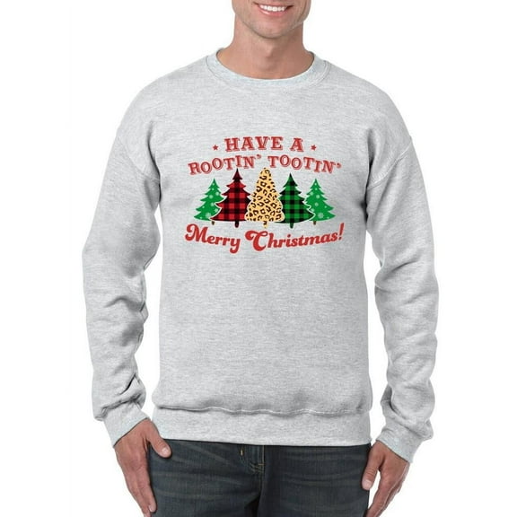Rootin' Tootin' Xmas Fun Holiday Men's Sweatshirt