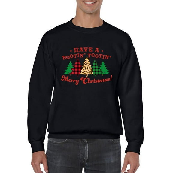 Rootin' Tootin' Xmas Fun Holiday Men's Sweatshirt