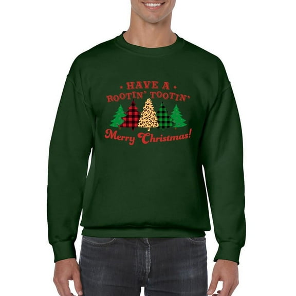 Rootin' Tootin' Xmas Fun Holiday Men's Sweatshirt