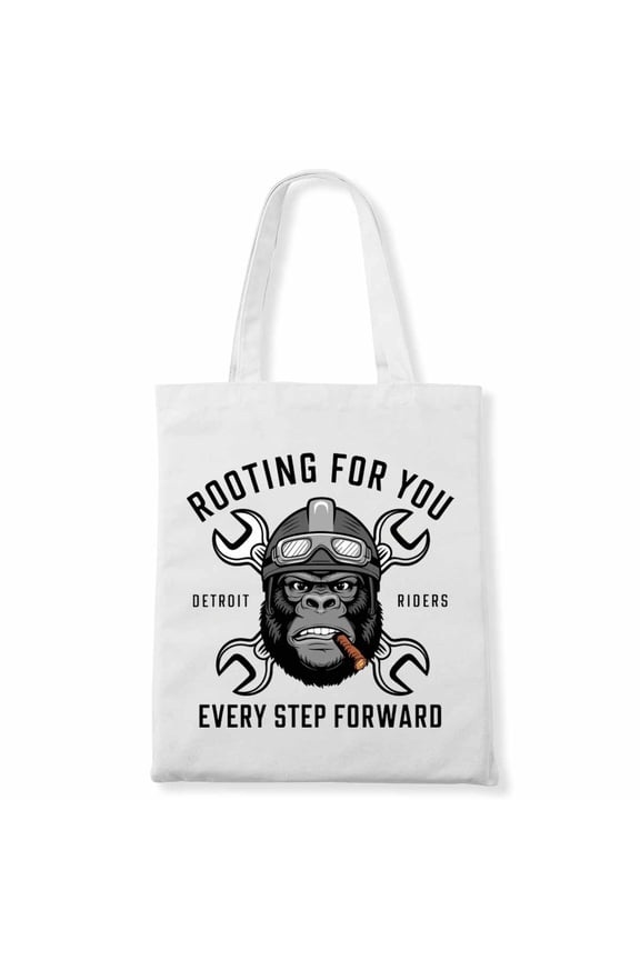 Rooting For You Every Step Forward Halloween Breast Cancer Funny Canvas Bag 1Pc