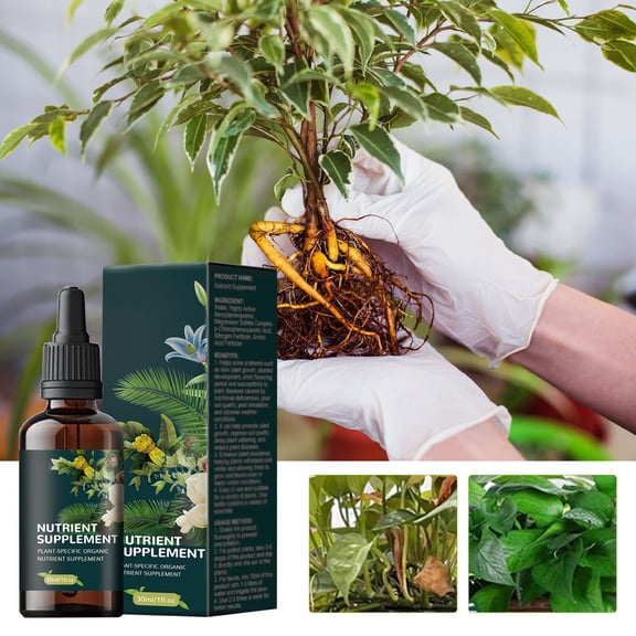 Rooting Hormone For Cuttings, Plant Growth Activators Supplements, Liquid Fertilizer Spray Boosts Rooting Hormones & Enhances Growth For Cuttings, 30Ml Plant Nutrient Solution