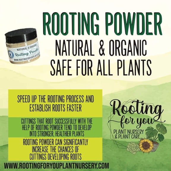 Rooting Powder - Vegan - Organic - Oregon Licensed Nursery - Can be used with all soil types