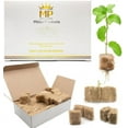 thumbnail image 1 of Rooting Promoter Cubes for Plant Cuttings Cloning Kit - Biodegradable Root Booster for Fast Root Growth - Advanced Rockwool Alternative - 30 1x1 inch Root Starter Seed Starter Plugs for Cloning Trays, 1 of 6