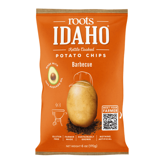 Roots Idaho Potato Chips, Barbecue 6 oz.