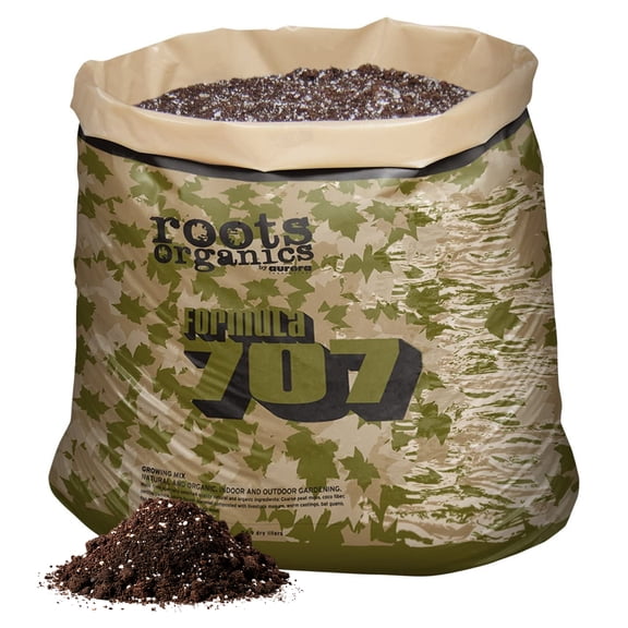 Roots Organic Formula 707 Peat, Compost Coco Garden Potting Soil, 3 Cu. Ft.