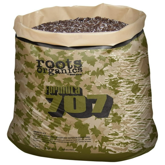 Roots Organic Formula 707 Peat, Compost Coco Garden Potting Soil, 3 Cu. Ft.