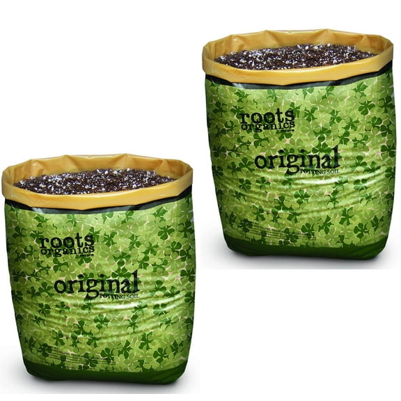 Roots Organics Hydroponic Coco Fiber Potting Soil, 1.5 Cubic Feet (2 Pack)