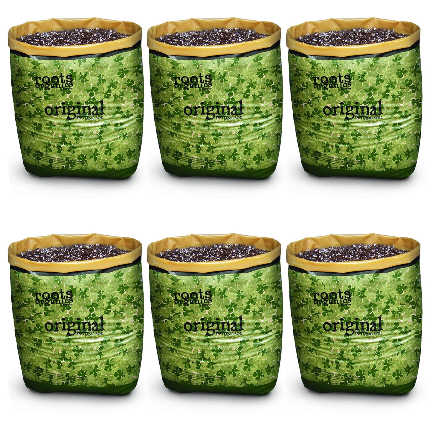 Roots Organics Hydroponic Garden Coco Fiber-Based Soil 1.5 cu ft (6 Pack)