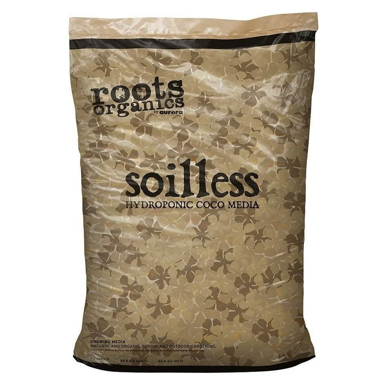 Roots Organics Hydroponic Soilless Gardening Coco Fiber Media Mix (2-Pack) Roots Organics Hydroponic Soilless Gardening Coco Fiber Media Mix (2-Pack)