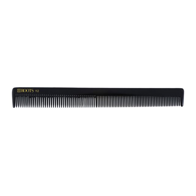 Roots Professional Hair Comb Fine Tooth Comb Salon Comb Black