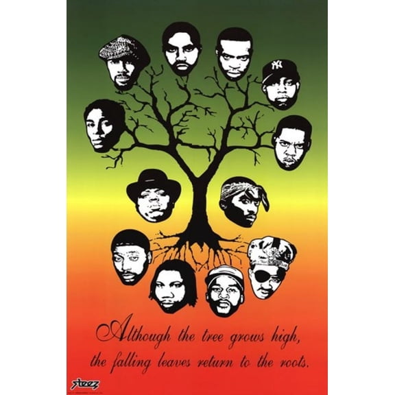 Roots Tree Poster by Steez (24 x 36)