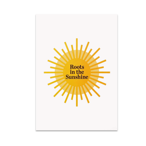 Roots in the Sunshine Wall Art - Florida Decor Enthusiast - 13x19 Poster Print