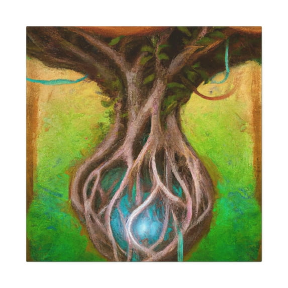 Roots of Banyan Trees - Canvas