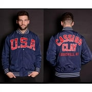 Roots of Fight Cassius Clay USA Lightweight Stadium Jacket - Small - Navy