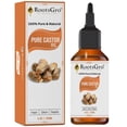 thumbnail image 1 of RootsGro Pure Castor Oil | Stimulates Hair Growth | Nourishes Skin & Scalp Care | Massage Oil | 4 Oz, 1 of 7
