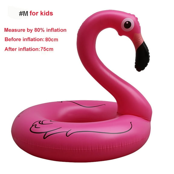 Rooxin Inflatable Flamingo Swimming Ring for Adult Teens Swimming Circle Floating Ring Inflatable Pool Floats Toys Beach Party