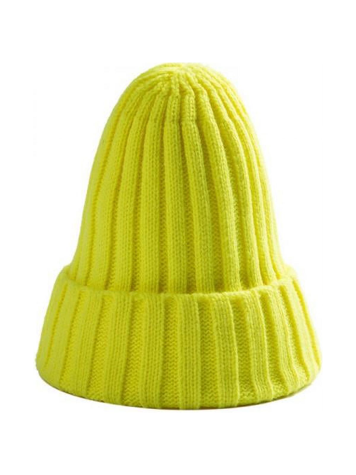 Ropalia Fashion Women Men Winter Knitted Beanies Cap Ski Hat Warm Crochet Knit Cap Hip-Hop Plain Hat - image 1 of 5