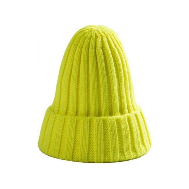 Ropalia Fashion Women Men Winter Knitted Beanies Cap Ski Hat Warm Crochet Knit Cap Hip-Hop Plain Hat