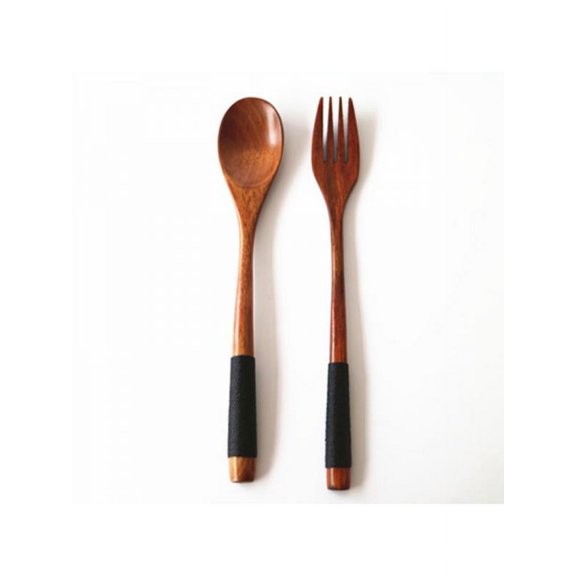 Ropalia Wooden Spoon Fork Bamboo Kitchen Cooking Utensil Tool
