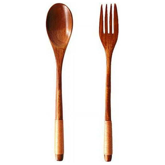 Ropalia Wooden Spoon Fork Bamboo Kitchen Cooking Utensil Tool