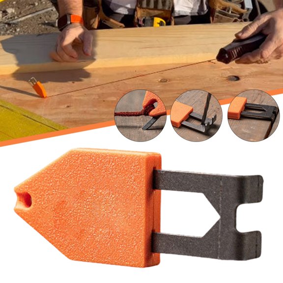 Rope Anchor Hook – Red One-Handed Quick-Lock End Hook for Instant Securing, No Tools Needed