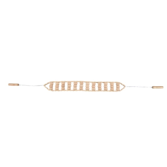 Rope Back Massager - 47.2 Inches Massager Tool for Back, Neck, Legs, Waist, Wooden Massage Roller