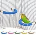 thumbnail image 1 of Rope Bird Cage Perch Chewing Toy with Screws for Small Birds Parakeets Cockatiels Chewable Standing Rod to Trim Nails and Satisfy Natural Instincts(Blue),Ccwuwei, 1 of 9