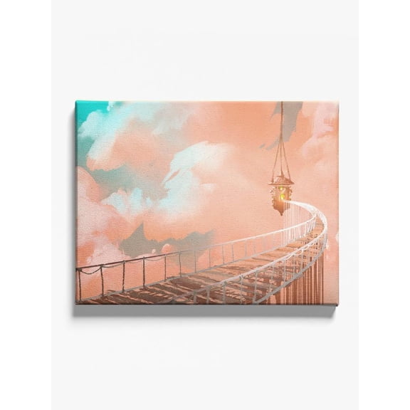 Rope Bridge In The Sky 11x14 Canvas -Image by Shutterstock,